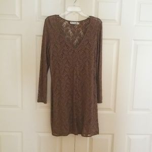 Sheri Bodell Lace Dress with Slip
